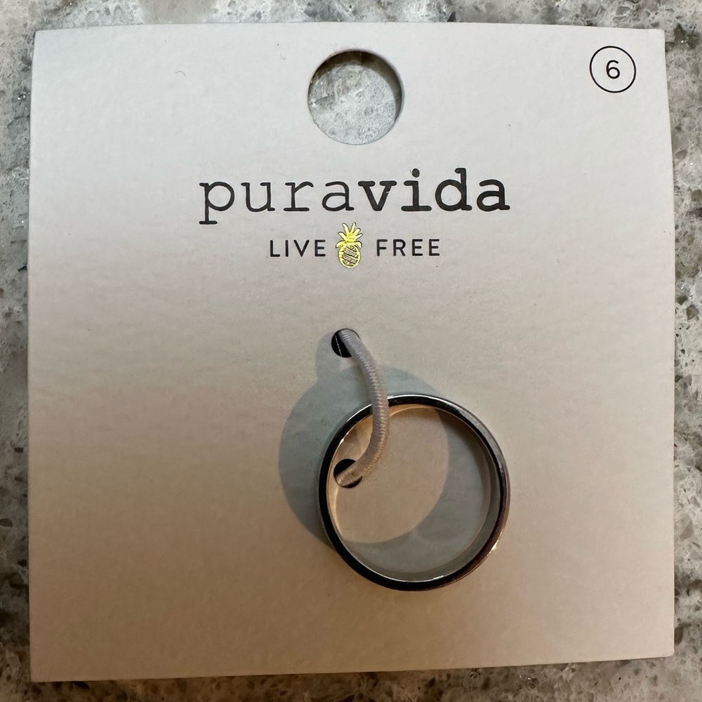 “SALTY” blue Pura Vida ring